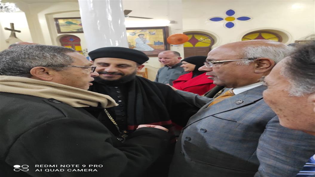 "تجارية القليوبية" تهنئ الأخوة المسيحيين بعيد الميلاد.. ورئيس الغرفة يشاركهم احتفالاتهم